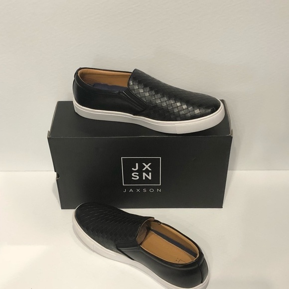 Jaxson casual shoes sneakers black slip on - Picture 3 of 4